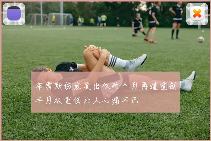 布雷默伤愈复出仅两个月再遭重创半月板重伤让人心痛不已